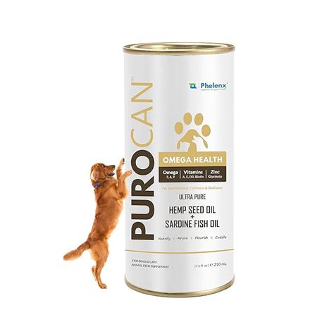 Buy PUROCAN Omega 3+6+9 Supplement for Dogs & Cats (Ultra Pure Hemp ...