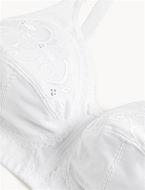 Buy Total Support Embroidered Full Cup Bra C-H at Marks & Spencer