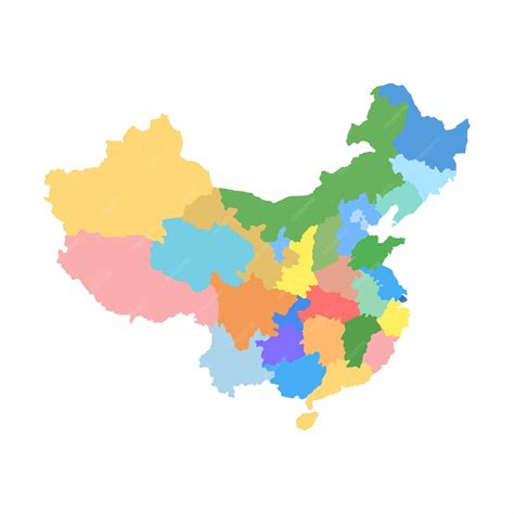 China Map Printable Single-Color 的图像结果