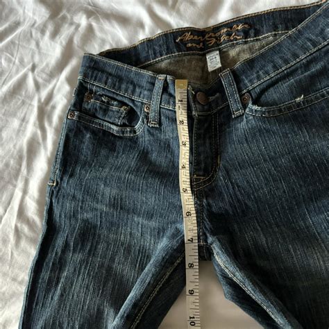 y2k bootcut abercrombie & fitch jeans in great... - Depop