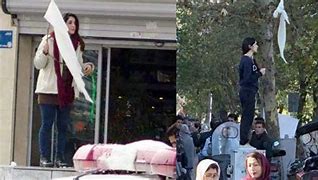 Image result for Iran protest schoolgirls hijabs