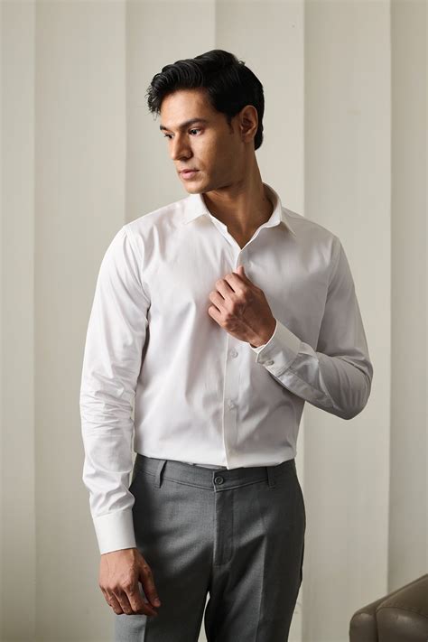 Buy White Classic Shirt For Men's Online | Beyours