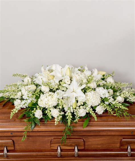 Traditional Elegance Casket Spray | Funeral flowers, Casket flowers ...