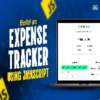 Image result for Buget Tracker JavaScript App