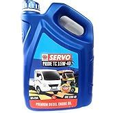 SERVO Pride XL Plus 15W-40 API CI4+ Engine Oil for Diesel Cars (7.5 L ...