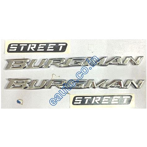 Monogram Set for Suzuki Burgman Street | 3D Decal Graphics