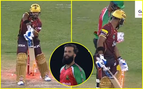 Mo' power to Aaron: Moeen Ali is bowled by a full and fast inswinging delivery at Old Trafford, 2014