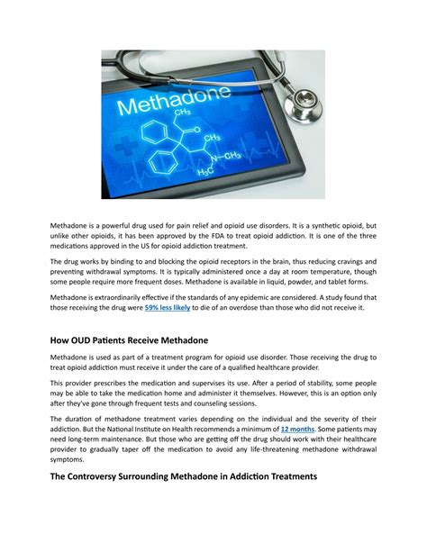 PPT - Does Methadone Actually Help Treat Addiction PowerPoint Presentation - ID:13016005