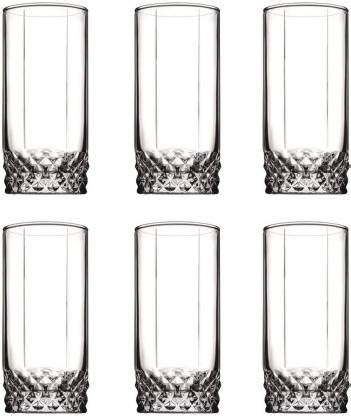 PASABAHCE (Pack of 6) VALSE WATER 290ml SODALIME GLASS Glass Set Water ...
