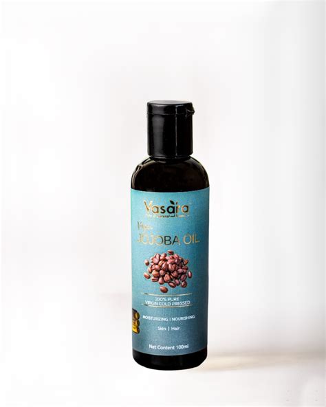Cold Pressed Jojoba Oil 100ml | For Skin, Hair & Consumption – VASARA OILS