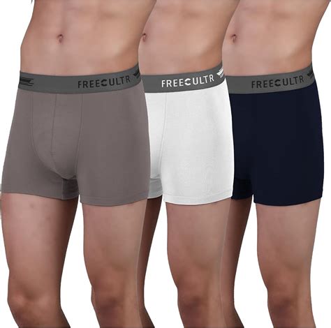 FREECULTR Men's Underwear Anti Bacterial Micromodal Airsoft Trunk - Non ...
