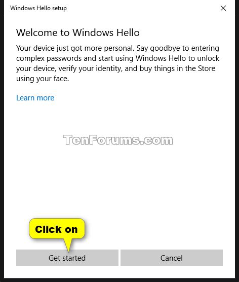 Image result for Enable Windows Hello Face