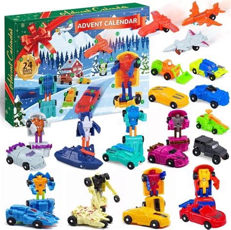 iZoeL Car Advent Calendar 2023 Boy, Deformation Car Advent Calendar ...