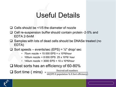 Image result for Cell Sorting Flow Cytometry PPT