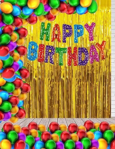 Buy Realistic Store Happy Birthday Balloons For Decoration Kit set -45 ...