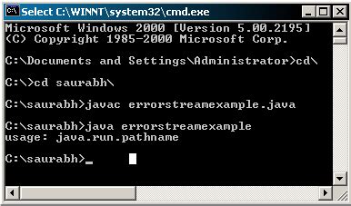Image result for Java Error Message