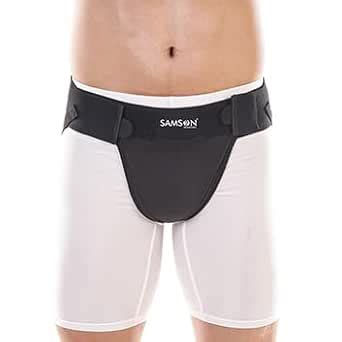 Buy Scrotal Support Belt Truss brace for Single/Double Inguinal Hernia ...