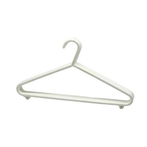 Mahaware Wardrobe Polypropylene Hanger, Pack of 6, White l Cloth Hanger ...