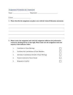 Image result for Assignment Worksheet Photo