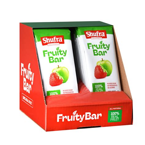 STRAWBERRY FRUIT BARS – Shufra