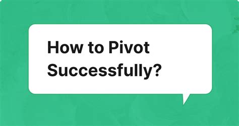 How to Properly Pivot 的图像结果