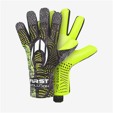 HO Kids First Evolution - Flash Lime - Junior GK Gloves | Pro:Direct Soccer