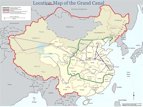 Map Of China Grand Canal