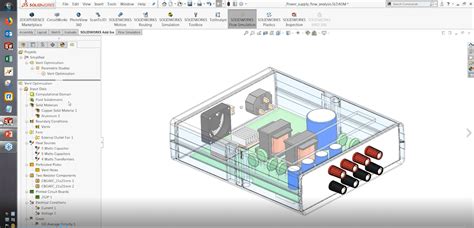 Image result for SolidWorks Flow Simulation Sub Domain