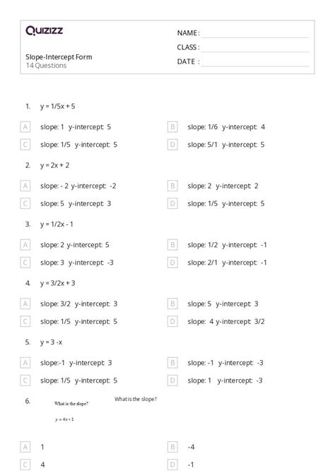 Image result for Learning Slope-Intercept Form