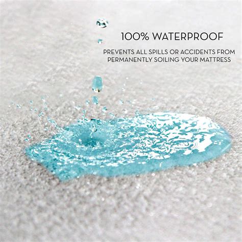Buy Terry Cotton Fabric Waterproof Mattress Protector Online | Saraf ...