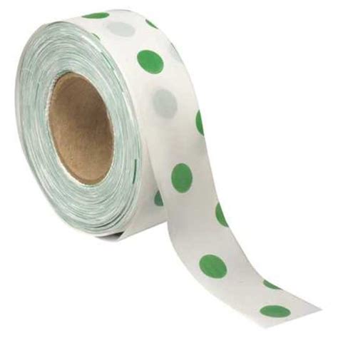 Zoro Select Flagging Tape, No Legend, Green/White, 1 3/16 in Wide x 300 ...