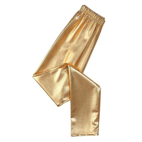 Metallic Finish Gymnastics/Dance Leggings - IKAANYA