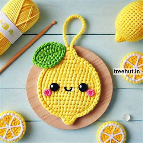 Cute Crochet Lemon Ideas, Appliques and Small Crochet Projects with ...