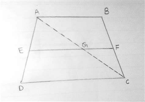 In the given figure, E is the mid point of side AD of trapezium ABCD ...