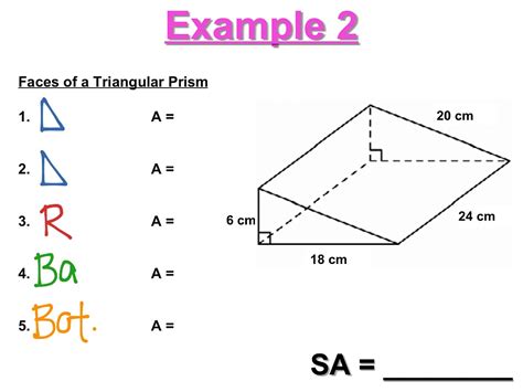 Rezultat imagine pentru Find Surface Area Triangular Prism Formula