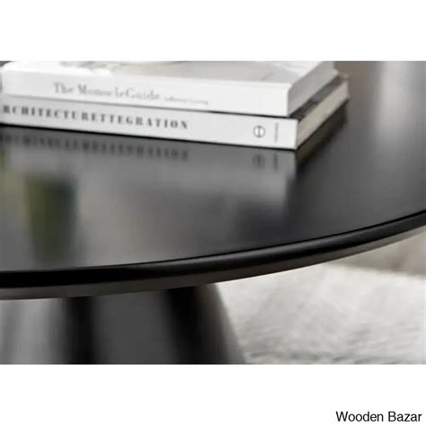 Palmic Luxury Pedestal Round Coffee and center Table | Wooden Bazar