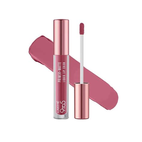 Buy Lakmé 9to5 Primer + Matte Liquid Lip Color MP1 Everyday Pink Online ...