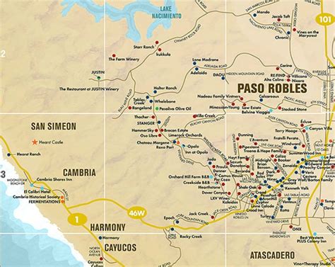 Paso robles wine tasting map – Artofit
