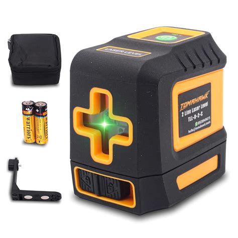TOMAHAWK® TLL 02-D-C, Compact 2 Green Line Laser Level - 98ft Green ...