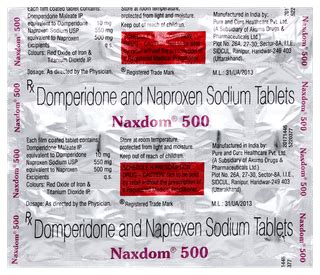 Naxdom 500mg Tablet - Fast Pain & Inflammation Relief | Shop Online