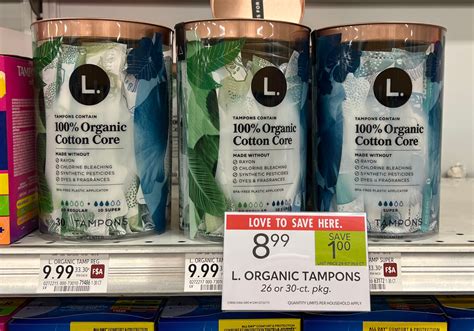 L. Organic Tampons Just $6.99 At Publix (Regular Price $9.99 ...