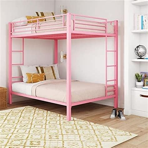 METALMASTER Twin Metal Bunk Cot Bed Single (Bottom) + Single (Top ...