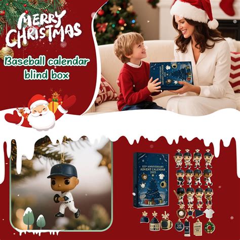 Baseball 125th Anniversary Advent Calendar 2025 24-Day Baseball Holiday ...