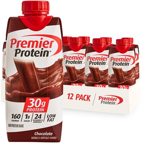 Premier Protein Drink, Chocolate Cream, 30g Liquid Protein, 11 fl oz ...