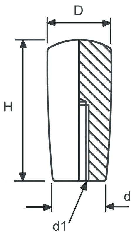 RS PRO | RS PRO Tapered Handle, M10 x 15mm | 702-7778 | RS