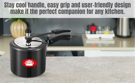 Buy Pannikin Hard Anodised with Induction Base Inner Lid Pressure ...