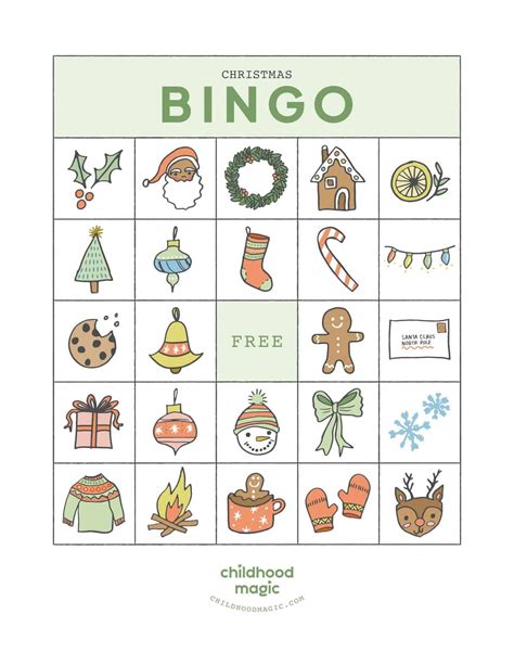 Christmas Bingo Cards Printable Pdf at Ronda Guzman blog