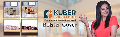 Kuber Industries Flower Printed Cotton Bolster Cover|Ideal 16x32 Inch ...