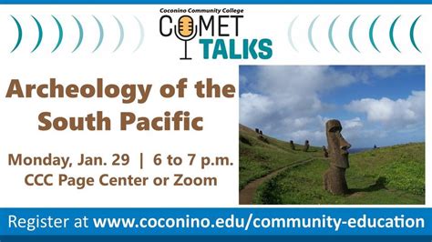 Comet Talk: Archeology of the South Pacific, Coconino Community College ...