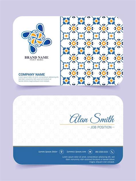 Business Card Pattern 的图像结果